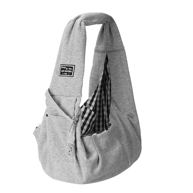 Cotton Pet Carrier Sling Bag for Small Dogs and Cats