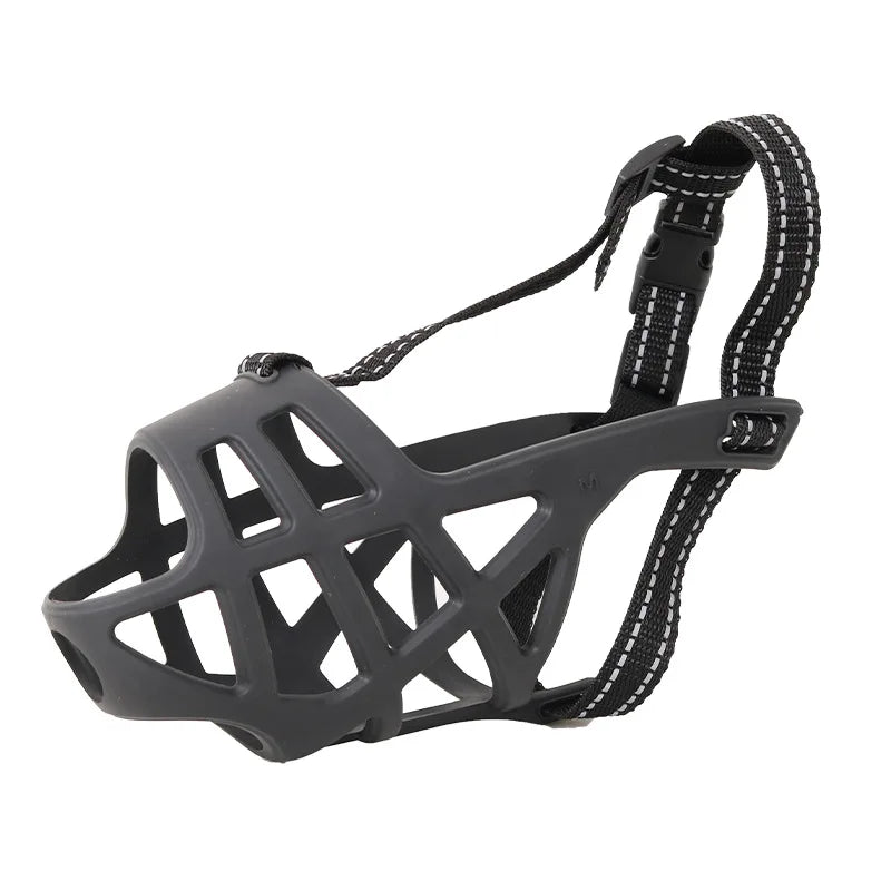 Breathable Basket Dog Muzzle with Adjustable Fit