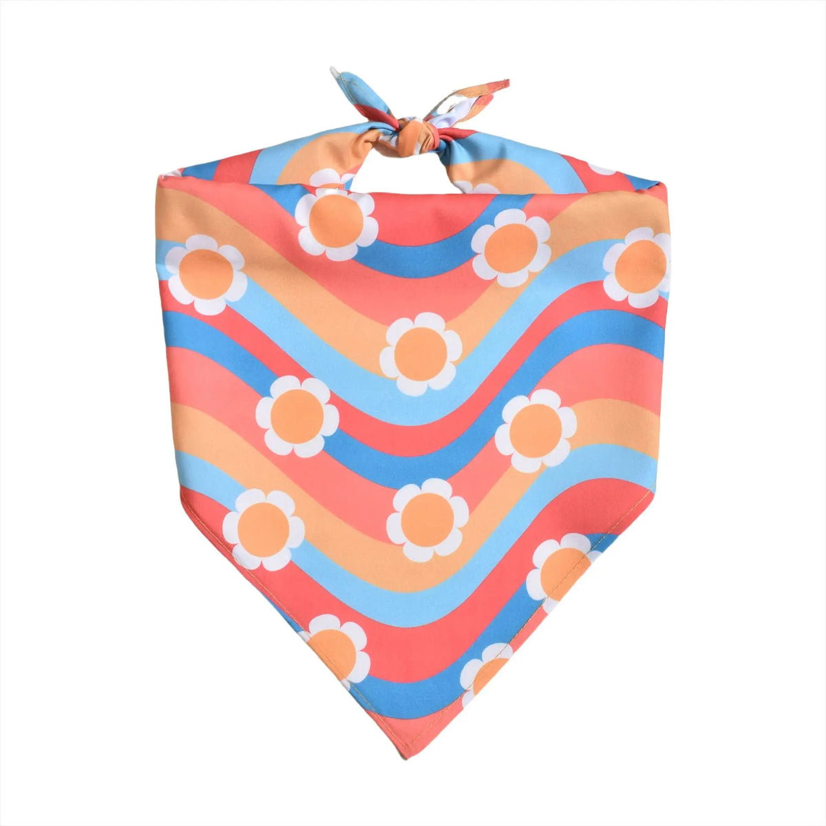 Floral Dog Bandanas with Adjustable Fit