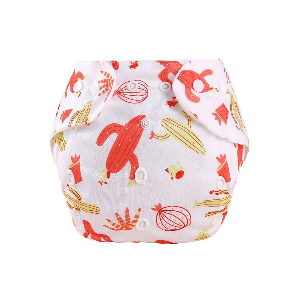 Eco-Friendly Reusable Cotton Cloth Diapers with Adjustable Fit