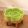 Ceramic Slow Feeder Bowl for Cats and Small Dogs