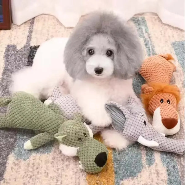 Large Dog Toys Plush Squeaky Chew - Durable Toy