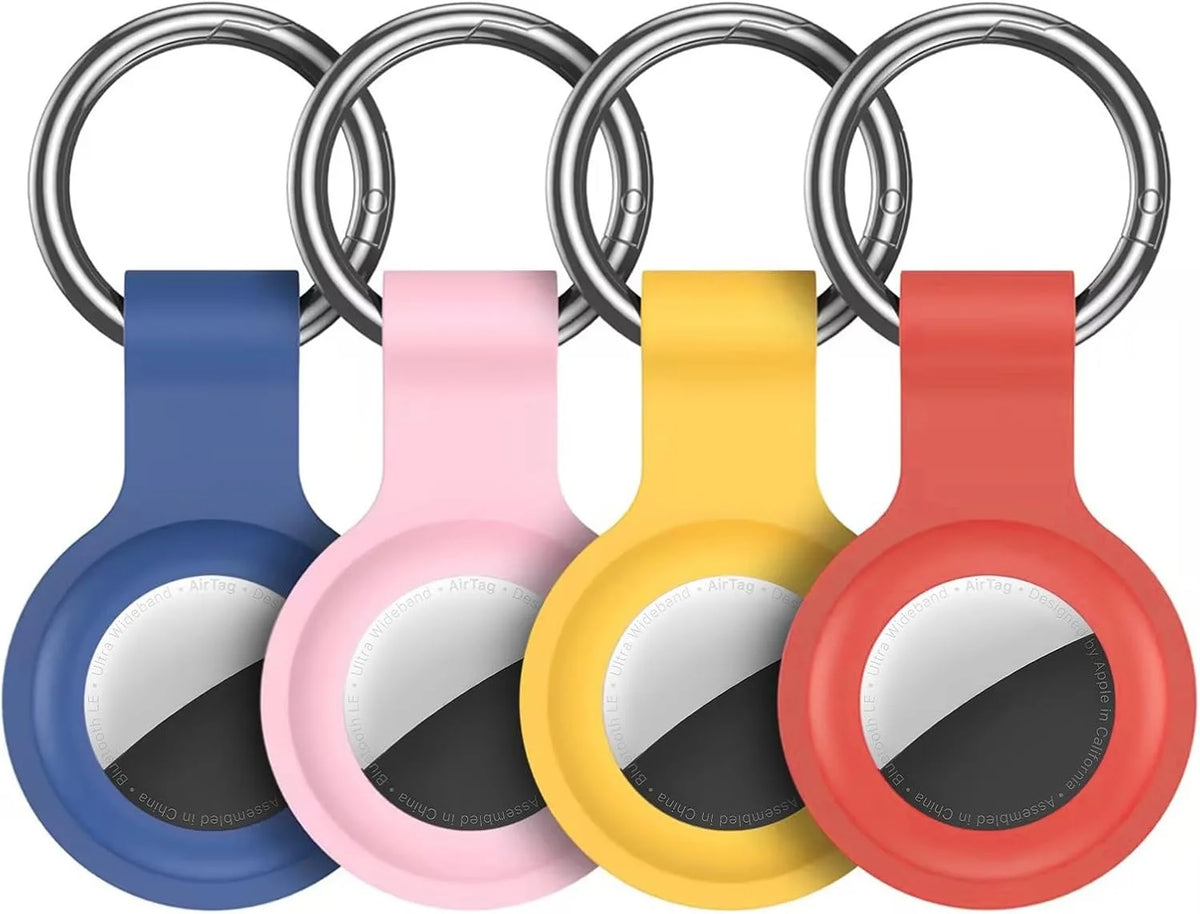 Silicone AirTag Case with Keychain