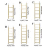 Wooden Bird Ladder with Swing and Perch for Parrots