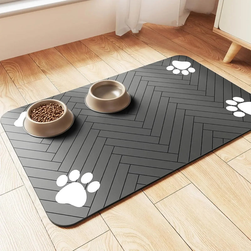 Tapis de Nourrissage Absorbant pour Animaux