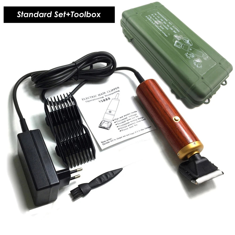 Professional 55W Corded Pet Clipper for Dogs, Cats & Large Animals