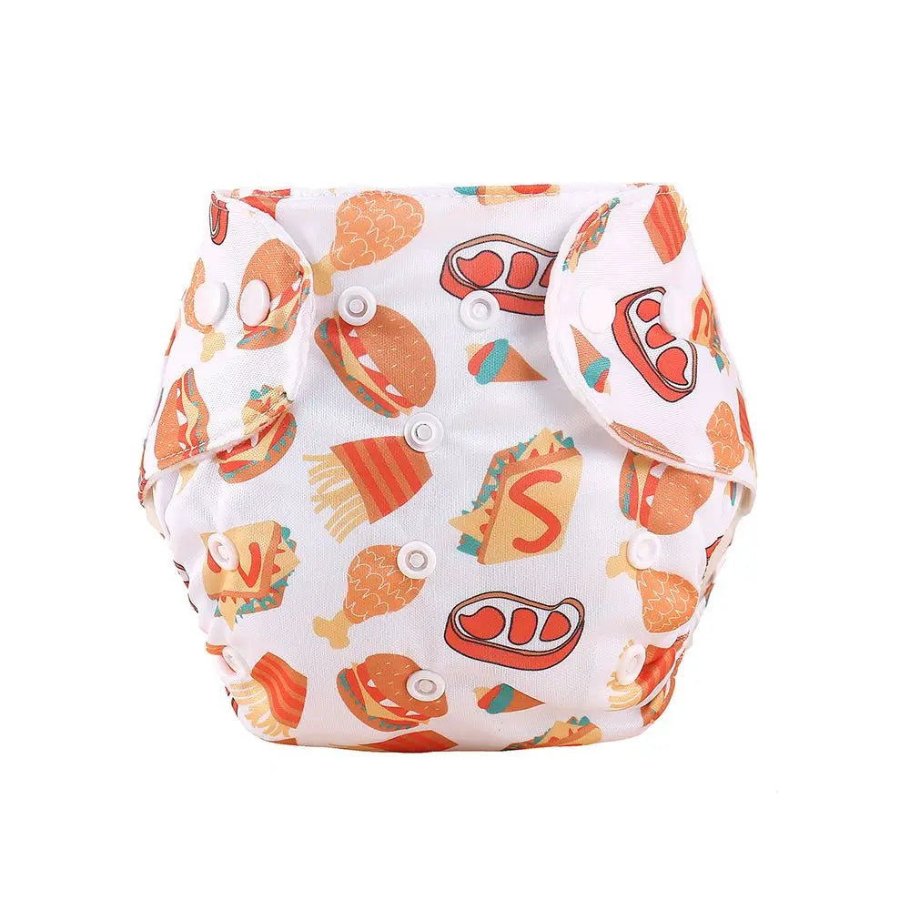 Eco-Friendly Reusable Cotton Cloth Diapers with Adjustable Fit