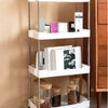 Rolling Utility Storage Cart with 3/4 Tiers