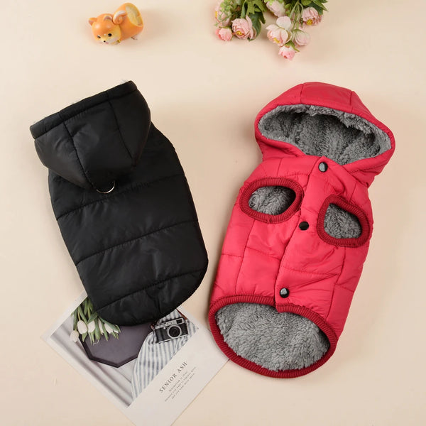 Chaqueta de Fleece con Capucha para Mascotas