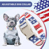 Soft Cotton Patriotic Dog Collar