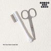 Pet Facial Grooming Kit – Tear Stain Comb & Safety Scissors