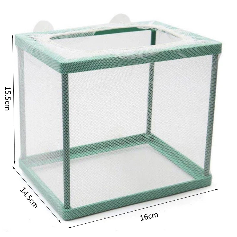 Aquarium Fish Breeding Isolation Box with Suction Cups