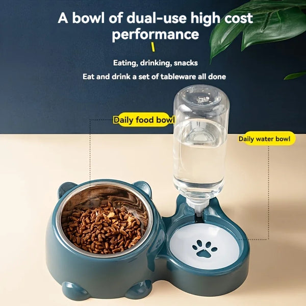 Automatic Pet Feeder and Water Dispenser for Cats and Dogs