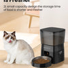 Distributeur de nourriture automatique pour animaux avec commande par bouton
