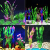 Artificial Aquarium Plants with Ceramic Base