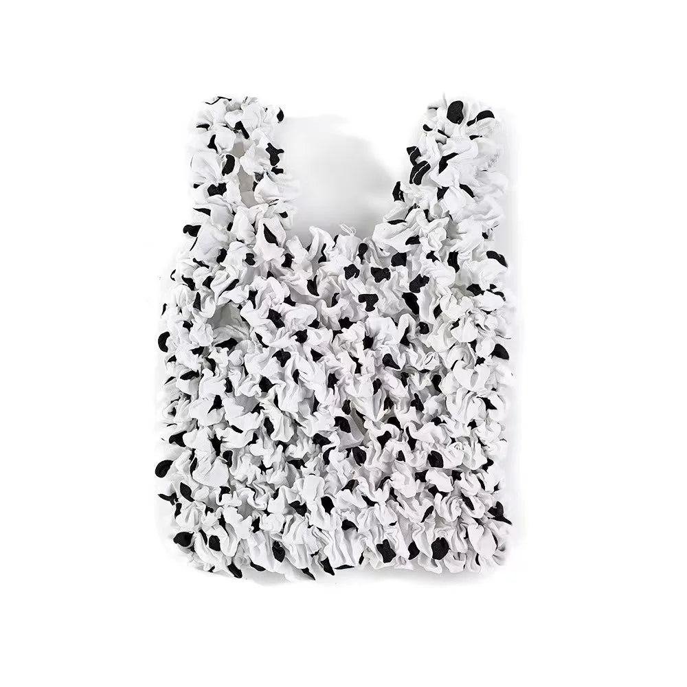 Foldable Reusable Bubble Shopping Bag with Expandable Storage