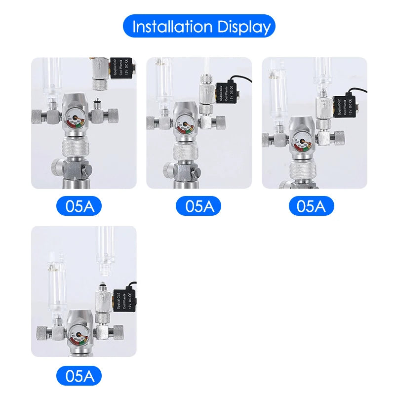 12V DC Magnetventil für Aquarium-CO₂-Systeme