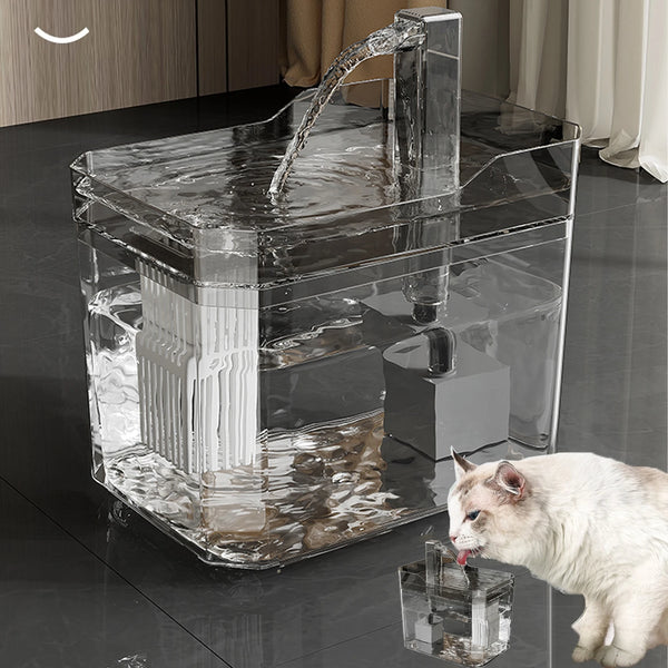 1.5L Cat Water Dispenser with Pump and Filtered Water