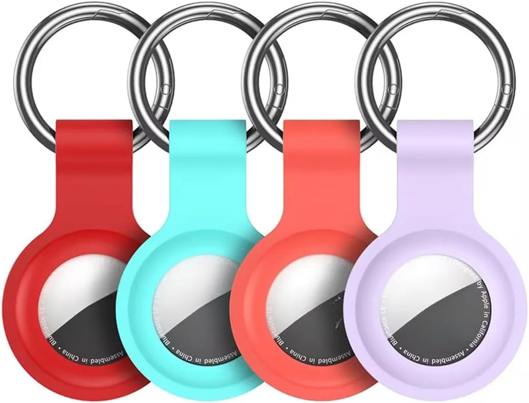 Silicone AirTag Case with Keychain