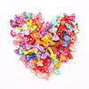 Pet Hair Bows with Rubber Bands - Assorted Styles for Small Dogs and Cats