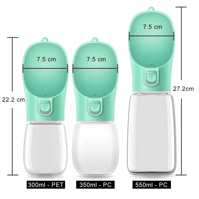 Bouteille d'eau portable pour chien, anti-fuites