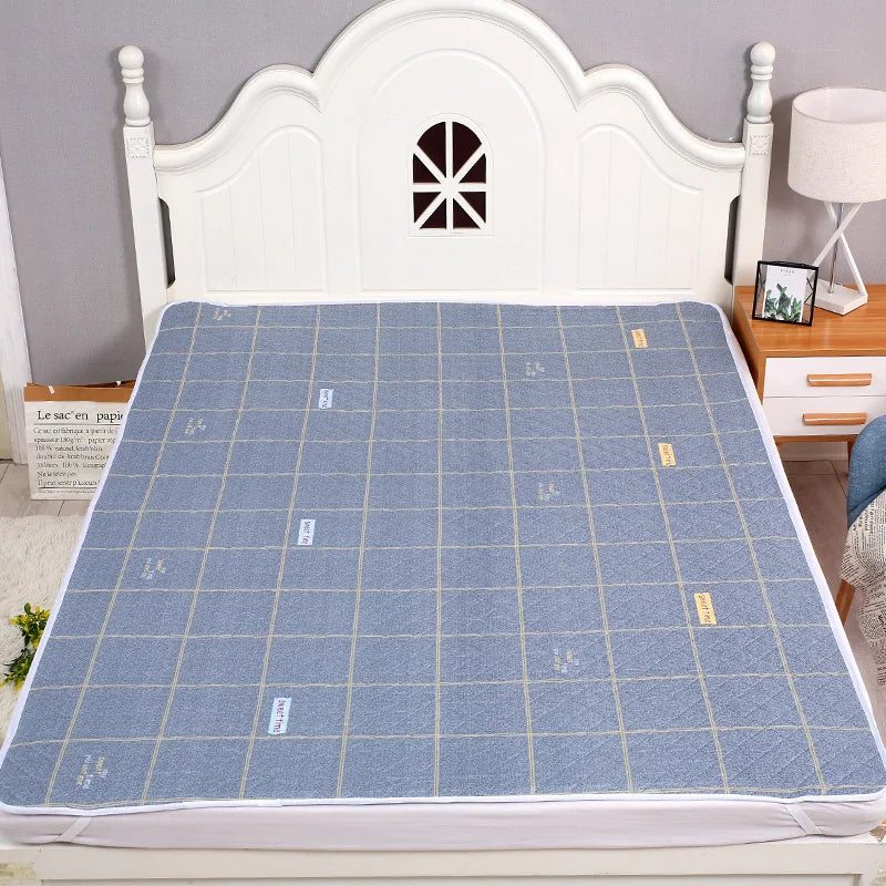Waterproof Cartoon Bed Protector Pad for Kids and Adults