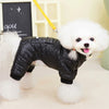 Mono de Algodón Acogedor para Perro con Capucha Impermeable