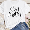 Women Kawaii Cats Print Summer Cartoon T Shirt