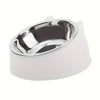 Ergonomic Elevated Cat Bowl with Inclined Stainless Steel Design