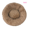 Lit Donut en Peluche Confortable pour Chat