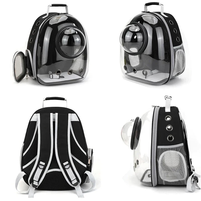 Transparent Bubble Pet Carrier Backpack for Small Dogs and Cats