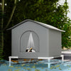 Foldable Waterproof Insulated Cat House with Thermal Lining