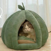 Lit pour chat en forme de citrouille d'Halloween