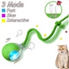 Interactive Rolling Cat Toy with Faux Tail