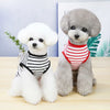 Striped Sleeveless Pet Vest for Small Dogs and Cats