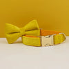 Personalisiertes Halsband, Geschirr & Leine Set mit abnehmbarem Fliegenknoten