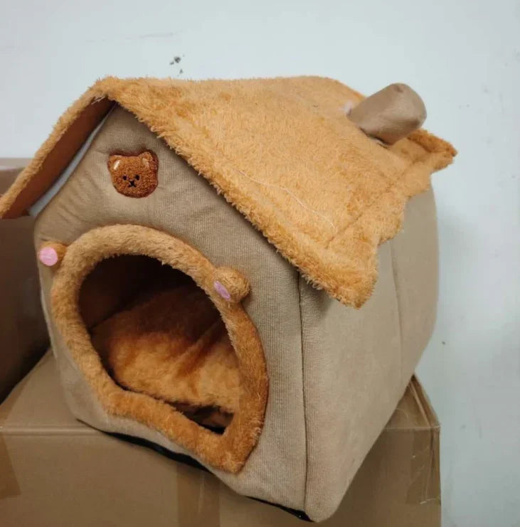 Four Seasons Detachable Washable Pet Bed House for Small Dogs