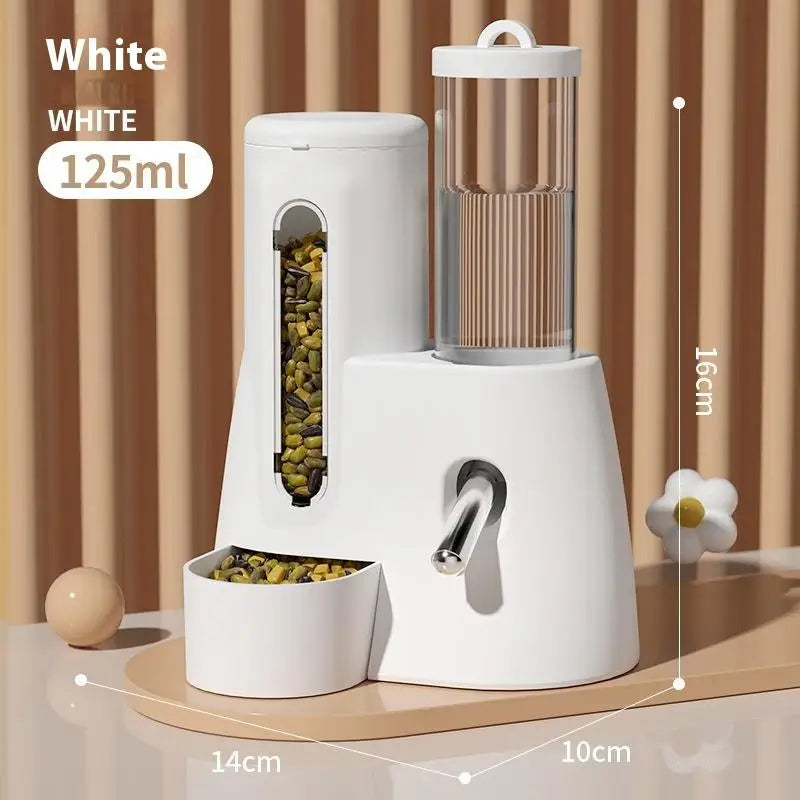 2-in-1 Automatic Hamster Feeder and Water Dispenser