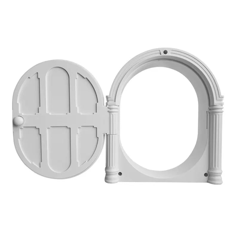 Durable ABS Pet Door for Cats and Small Dogs