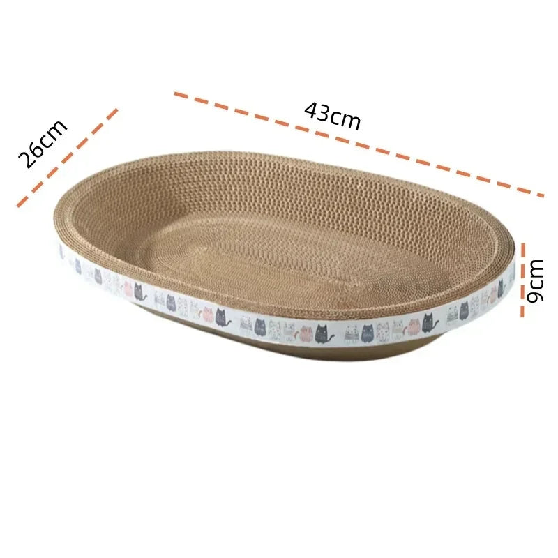 Lit Grattoir en Forme de Bol pour Chat
