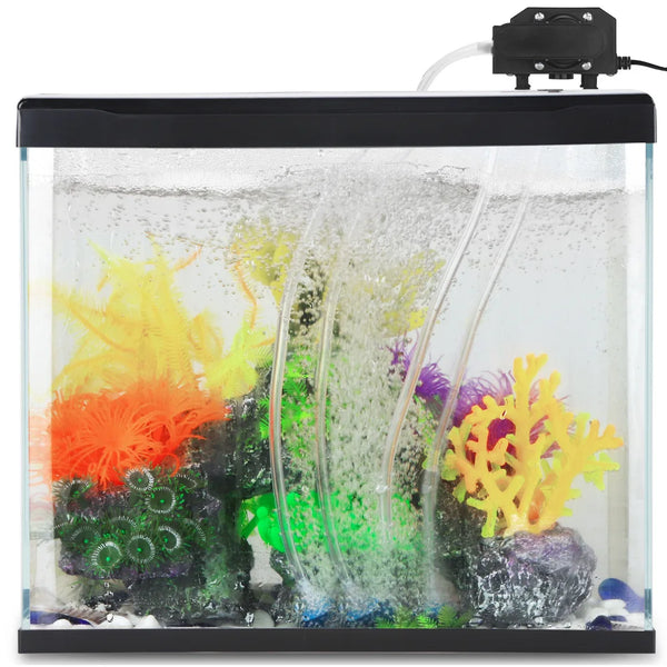 Pompe à air silencieuse pour aquarium 4 sorties