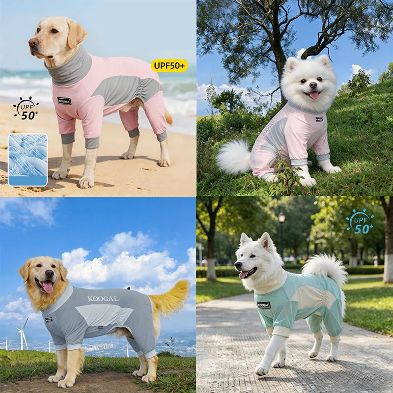 Pet Cooling Full-Body Suit for Summer Heat Relief