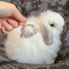 Pendentif Capsule Souvenir en Fourrure de Lapin