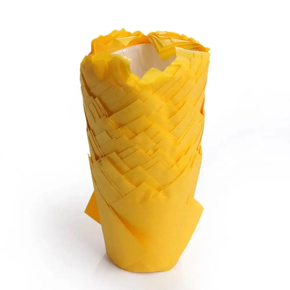 Natural Unbleached Tulip Cupcake Liners (100-Pack)