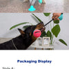 Suction Cup Interactive Dog Ball Toy with Treat Dispenser