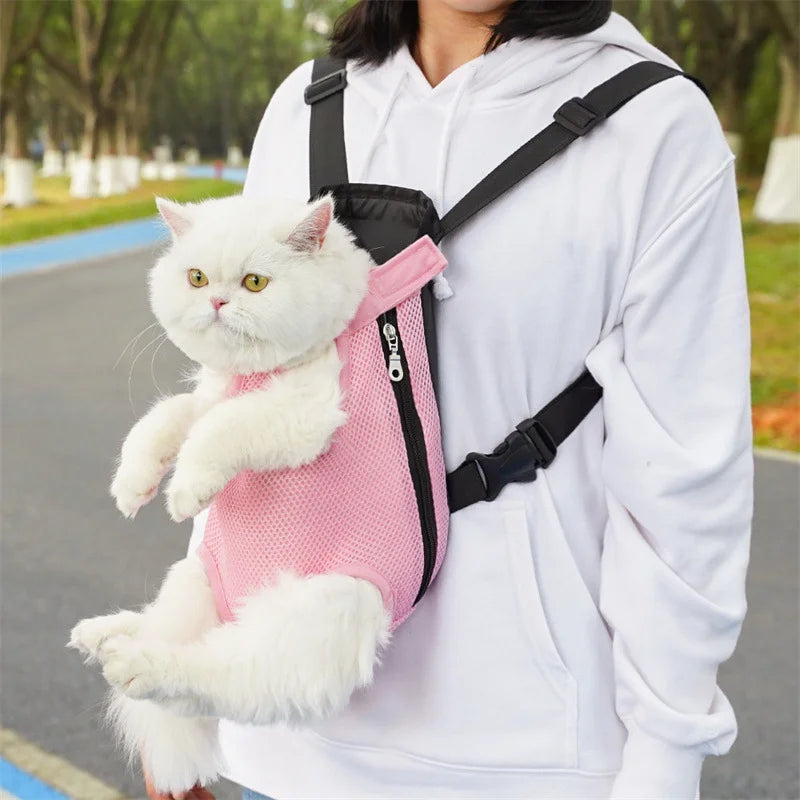 Adjustable Pet Carrier Backpack for Small Dogs and Cats