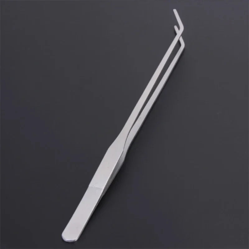 Precision Stainless Steel Aquarium Tweezers for Planting and Maintenance