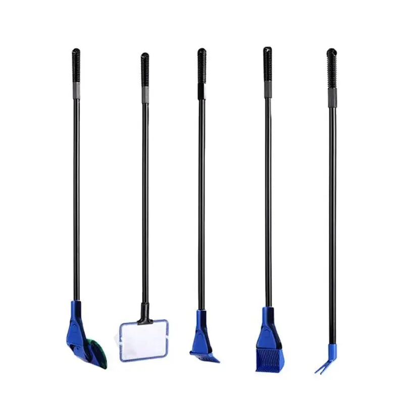 5-in-1 Aquarium Cleaning Kit with Interchangeable Heads