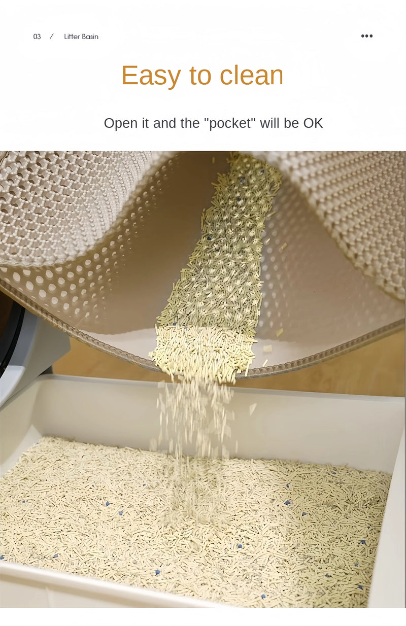 Large EVA Double-Layer Cat Litter Mat Waterproof