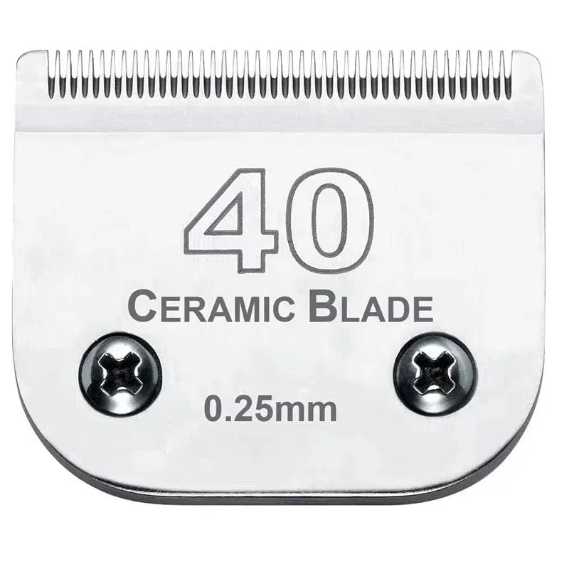 Ceramic Pet Grooming Blade Set for Andis, Oster, and Wahl Clippers